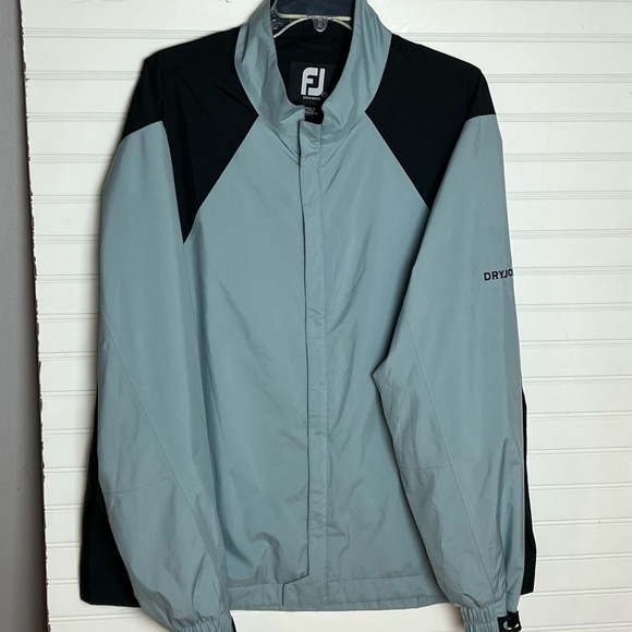 Footjoy Golf Zip Front Windbreaker Jacket Size XL Dryjoys